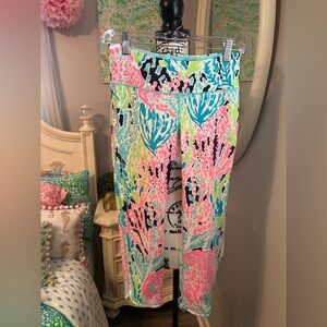 Lilly Pulitzer Luxletic weekender cropped legging, Size Small